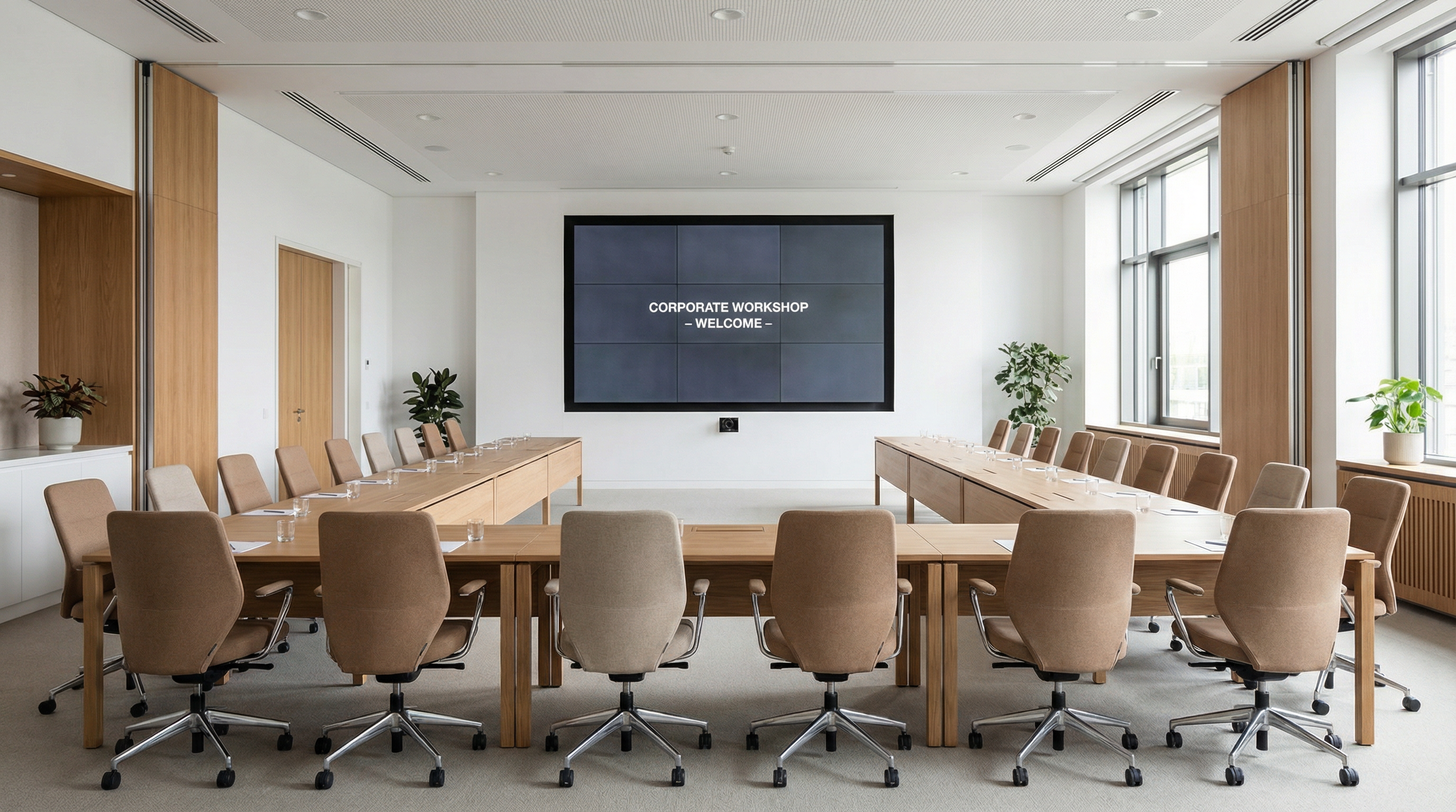 Corporate training room